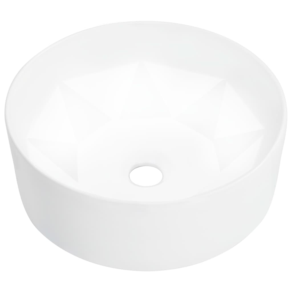 Lavabo 32,5x14 cm cerámica dorado