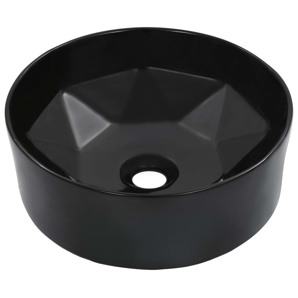 Lavabo 32,5x14 cm cerámica dorado