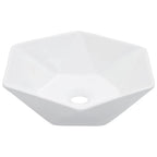 Lavabo 41x36,5x12 cm cerámica blanco
