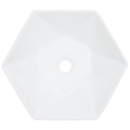 Lavabo 41x36,5x12 cm cerámica blanco