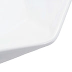 Lavabo 41x36,5x12 cm cerámica blanco