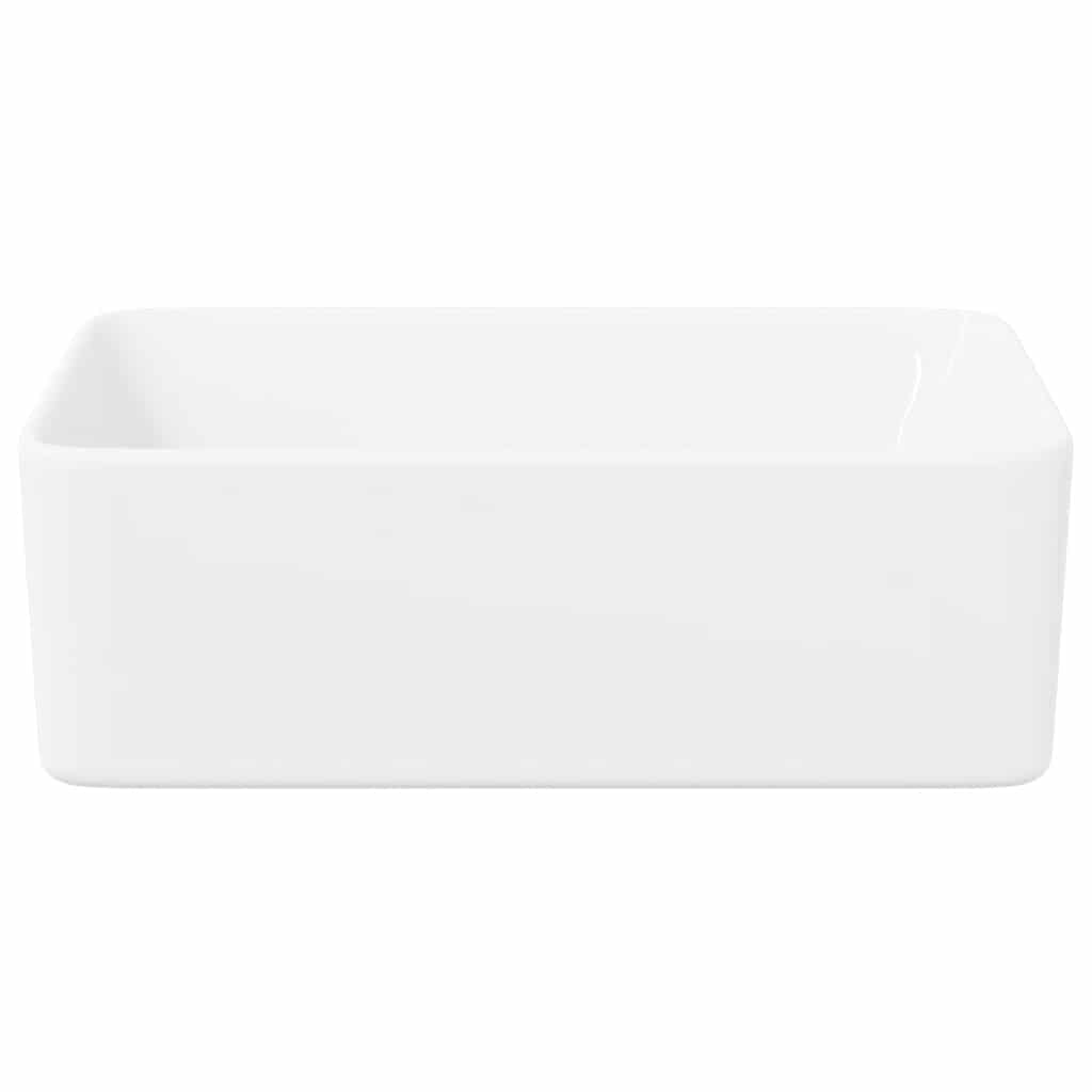 Lavabo 40x30x13 cm cerámica blanco