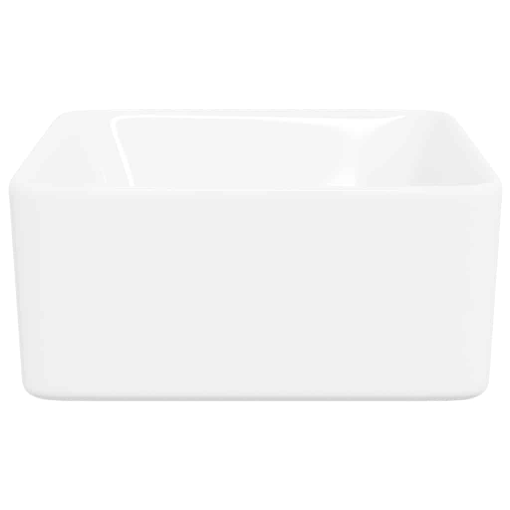 Lavabo 40x30x13 cm cerámica blanco