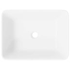 Lavabo 40x30x13 cm cerámica blanco