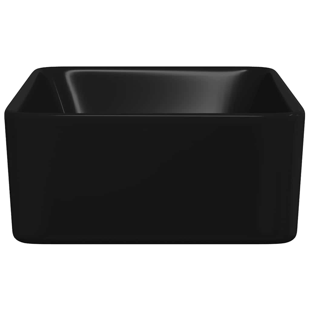 Lavabo 40x30x13 cm cerámica negro