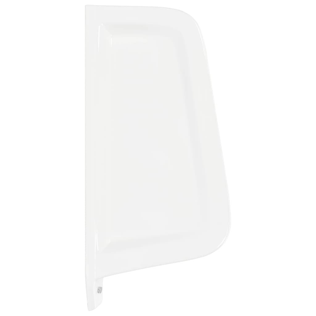 Separador de privacidad de urinario de pared cerámica blanco