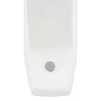 Separador de privacidad de urinario de pared cerámica blanco