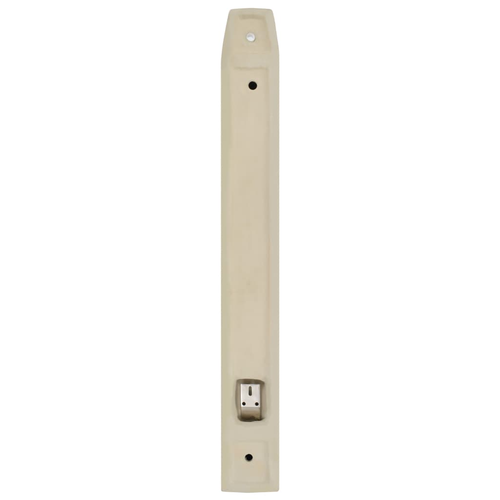 Separador de privacidad de urinario de pared cerámica blanco