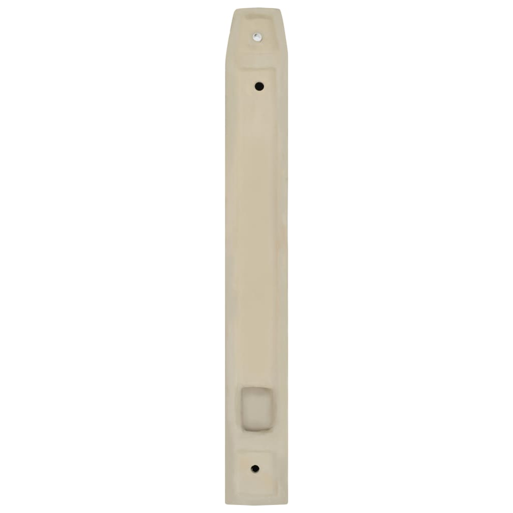 Separador de privacidad de urinario de pared cerámica blanco