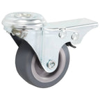 Ruedas giratorias agujero pasador y frenos dobles 4 uds 50 mm