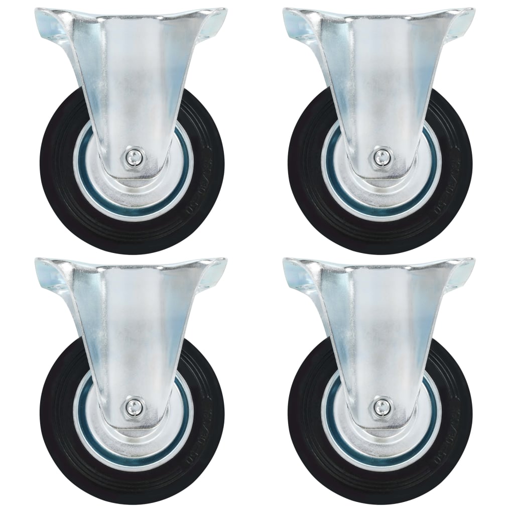 Ruedas fijas 4 unidades 100 mm