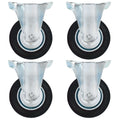 Ruedas fijas 4 unidades 100 mm