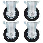 Ruedas fijas 4 unidades 100 mm