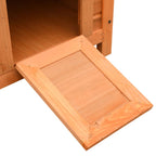 Caseta para gatos madera maciza de pino y abeto 50x46x43,5 cm