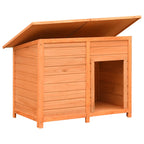 Caseta para perros madera maciza pino y abeto 120x77x86 cm