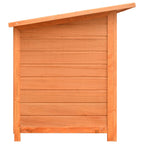 Caseta para perros madera maciza pino y abeto 120x77x86 cm