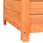 Caseta para perros madera maciza pino y abeto 120x77x86 cm