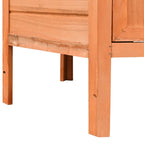 Gallinero madera maciza pino y abeto 126x117x125 cm