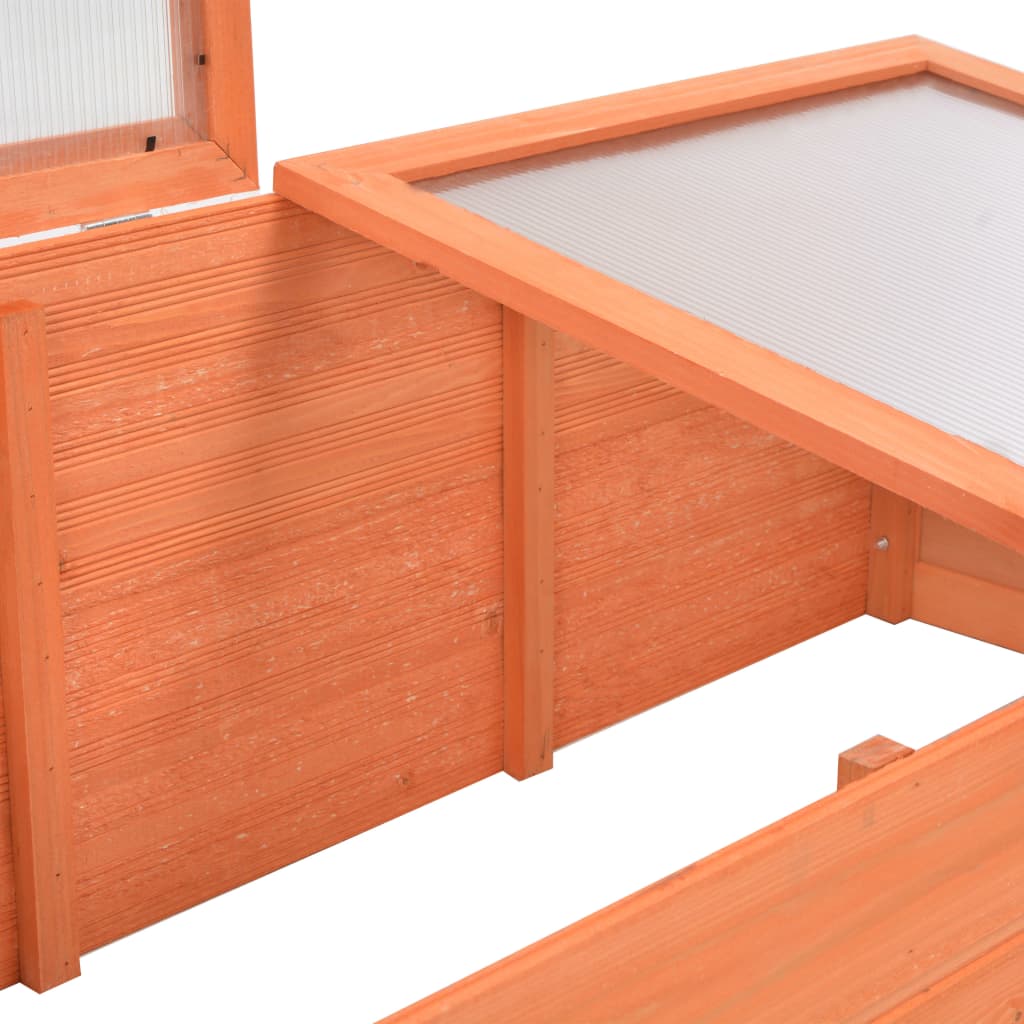 Invernadero de madera 100x50x34 cm