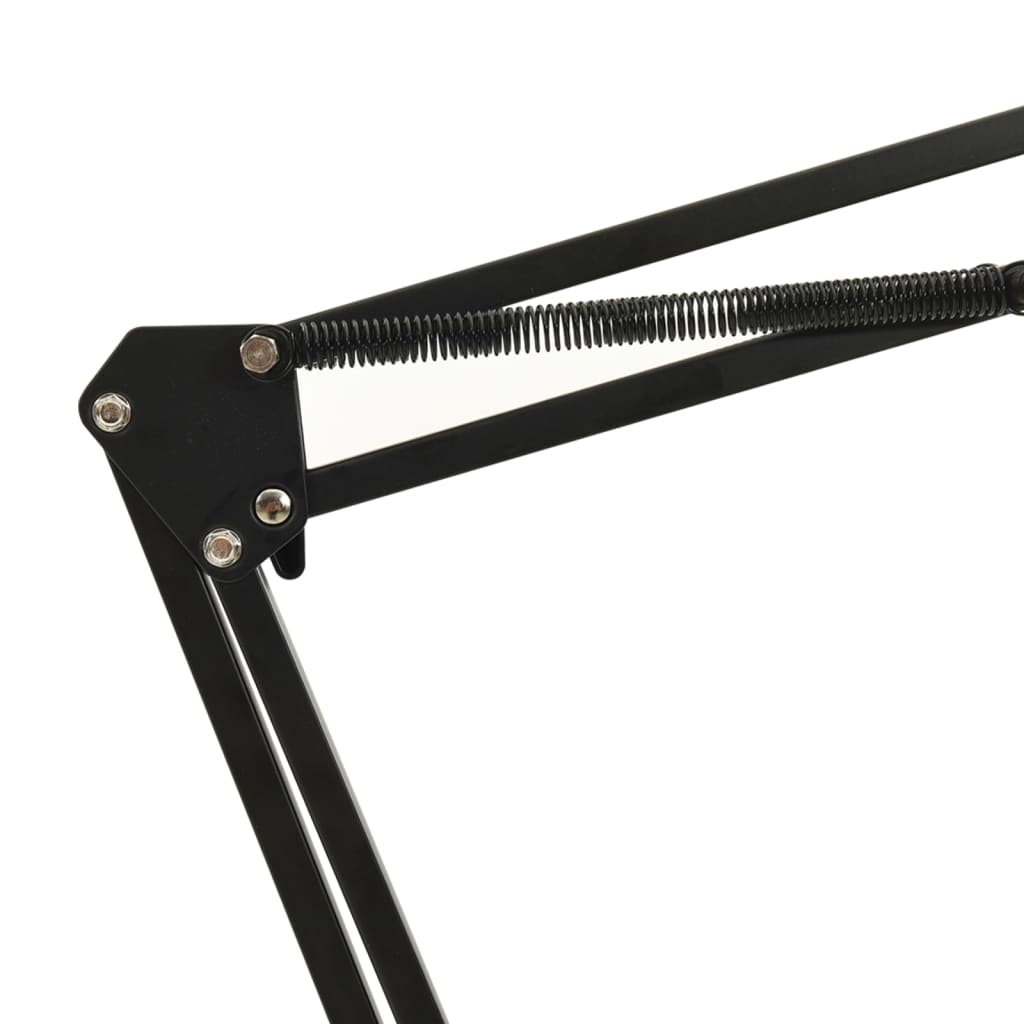 Soporte de micrófono para mesa acero negro