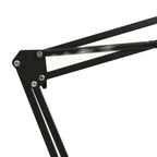 Soporte de micrófono para mesa acero negro