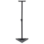 Soportes para altavoces de estudio 2 unidades acero negro