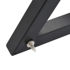 Soportes para altavoces de estudio 2 unidades acero negro
