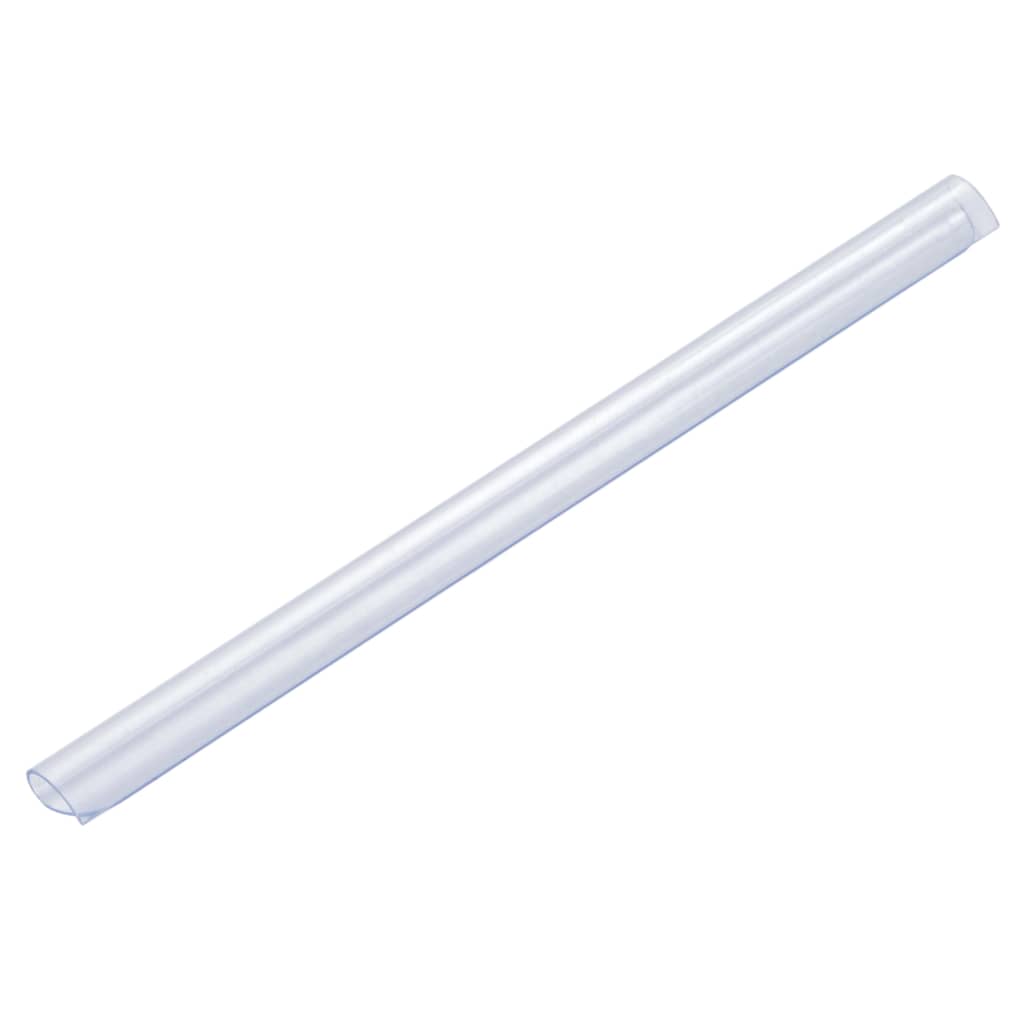 Clips para malla de jardín 100 unidades PVC gris antracita