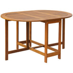 Set comedor de jardín plegable 5 piezas madera maciza de acacia