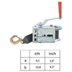 Cabrestante manual con correa 540 kg