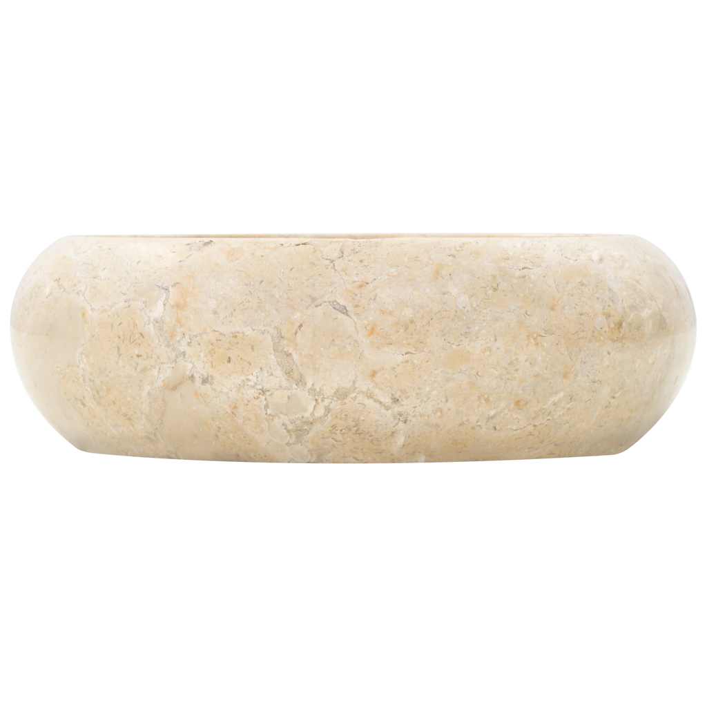 Lavabo de mármol crema 40x12 cm