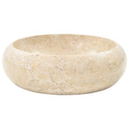 Lavabo de mármol crema 40x12 cm