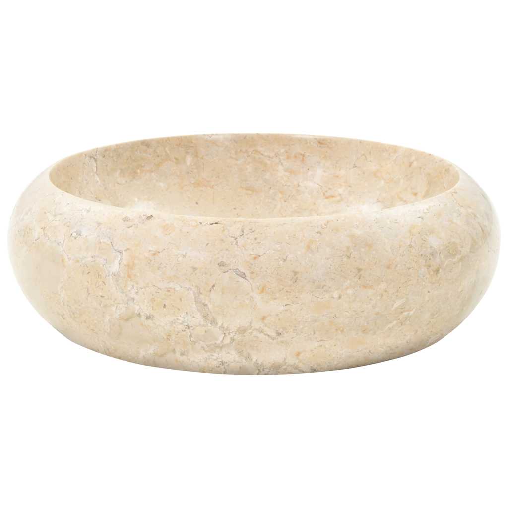 Lavabo de mármol crema 40x12 cm