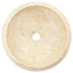 Lavabo de mármol crema 40x12 cm