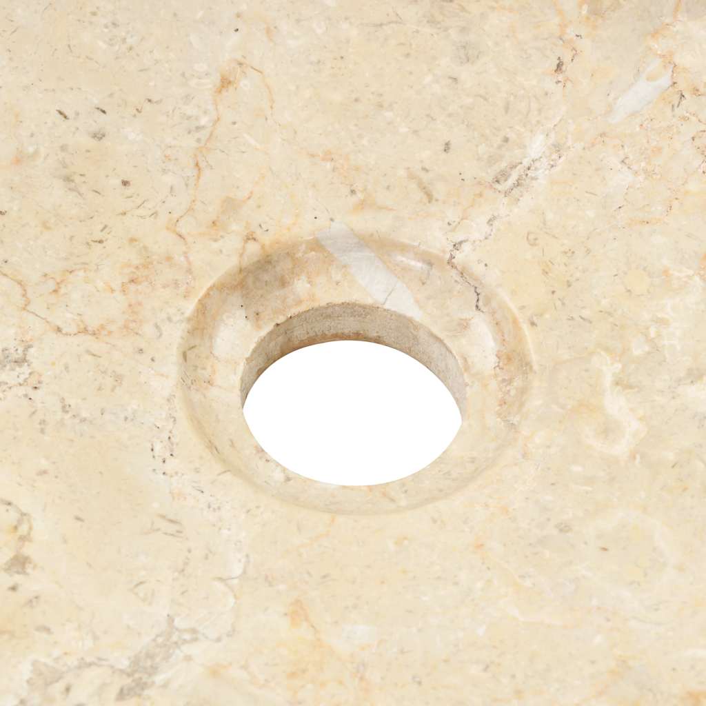 Lavabo de mármol crema 40x12 cm
