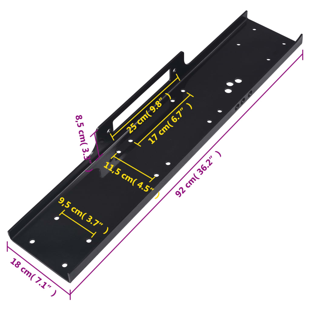 Placa de montaje universal 12000 libras