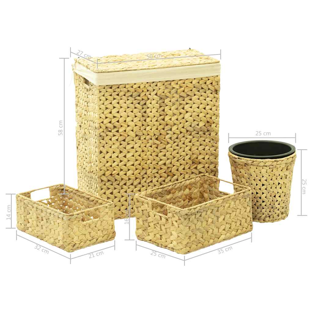 Juego de cuarto de baño jacinto de agua 4 piezas