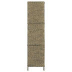 Biombo divisor 3 paneles jacinto de agua marrón 116x160 cm