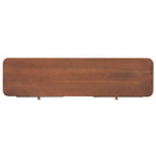 Mesa consola con 2 cajones 120x30x75 cm madera maciza abeto