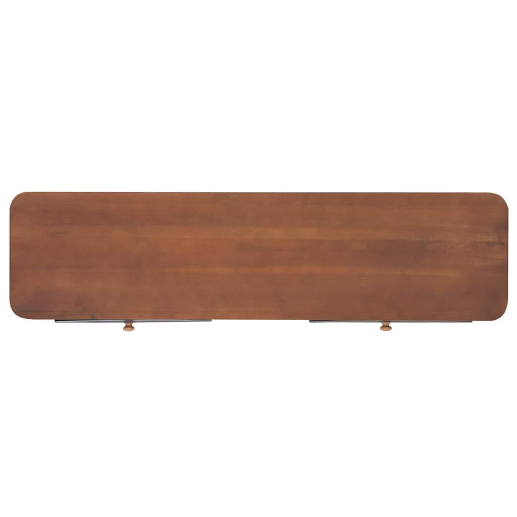 Mesa consola con 2 cajones 120x30x75 cm madera maciza abeto