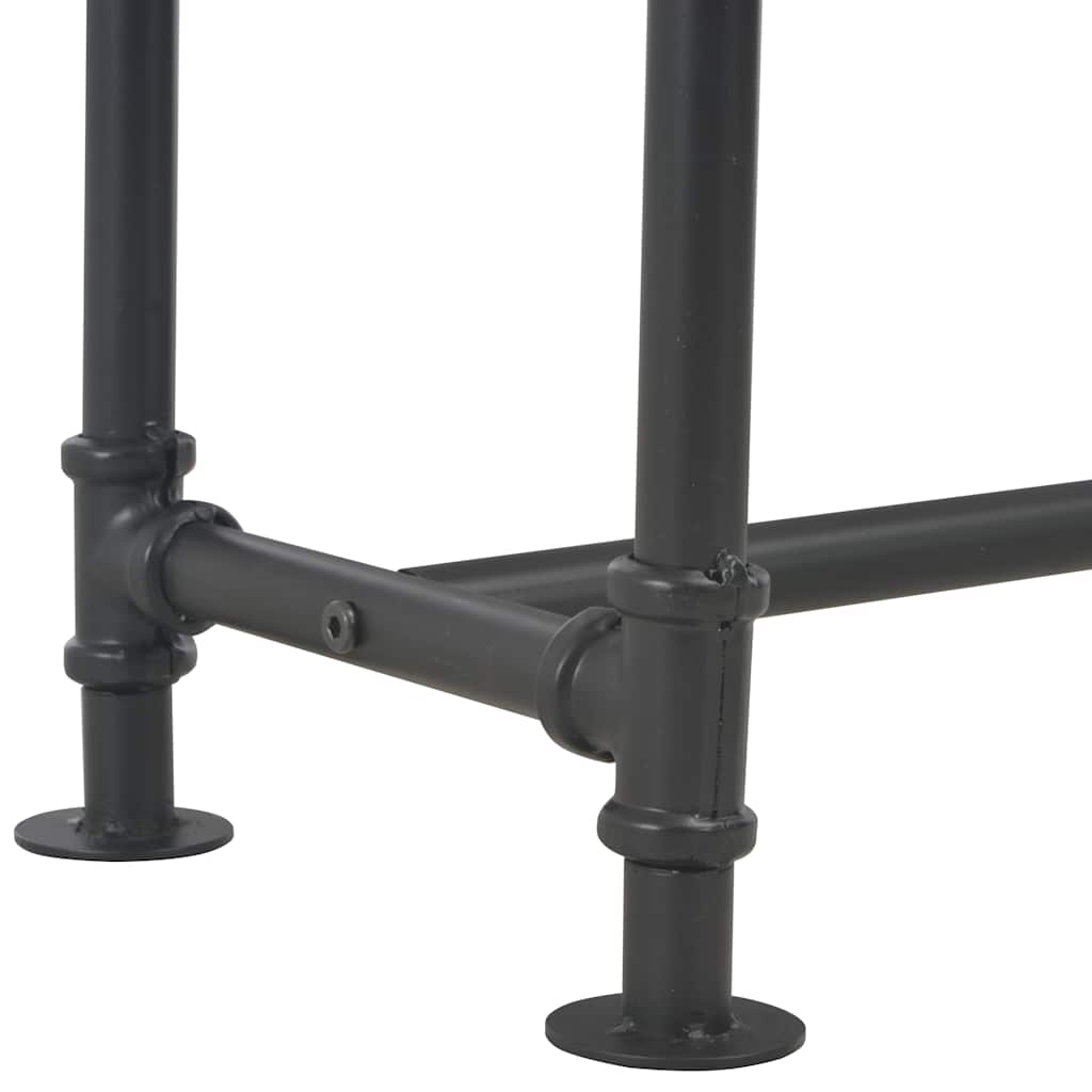 Mesa consola con 2 cajones 120x30x75 cm madera maciza abeto