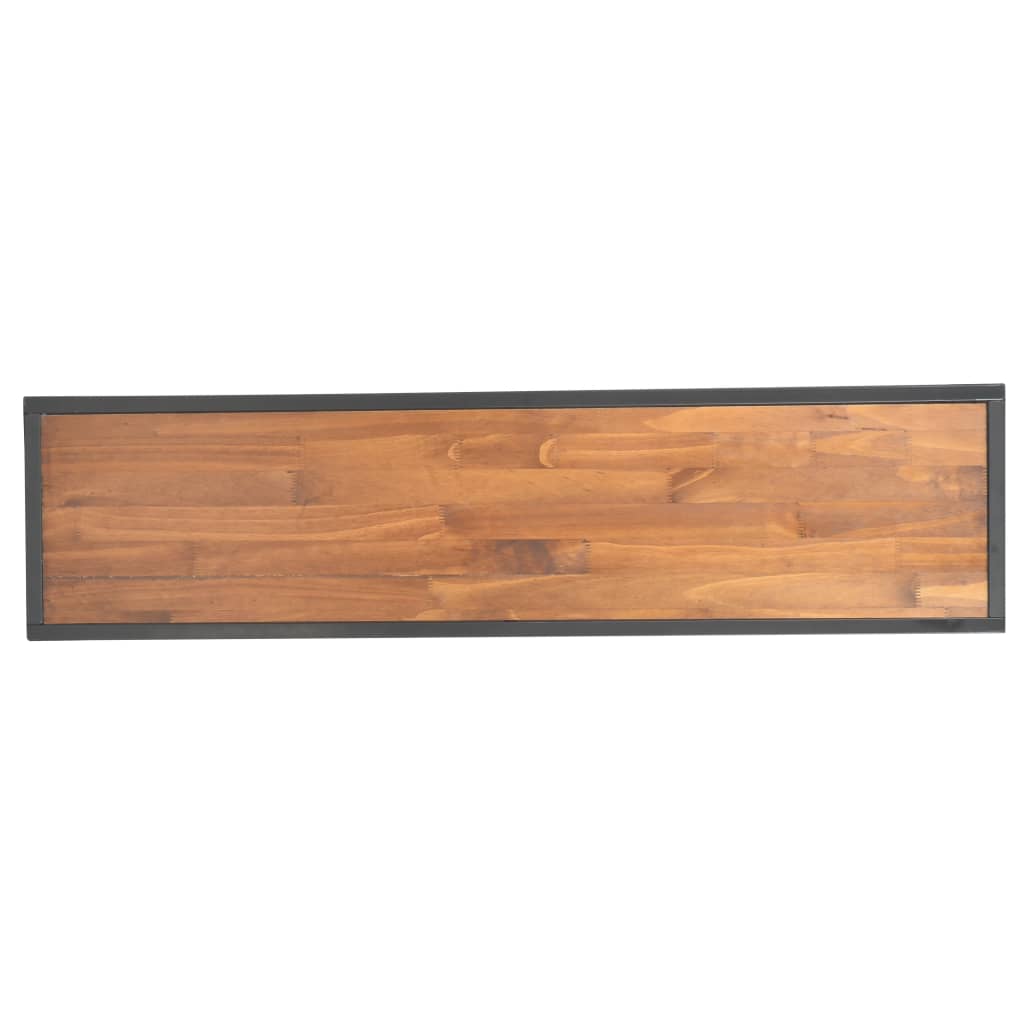 Mueble para TV con 2 cajones madera maciza de pino 120x30x40 cm