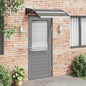 Toldo para porta em PC preto 120x100 cm