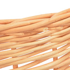 Rascador para gatos con poste de sisal madera natural de sauce