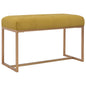 80 cm beige velvet bench