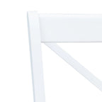 Sillas comedor 2 uds madera maciza caucho blanco y madera claro