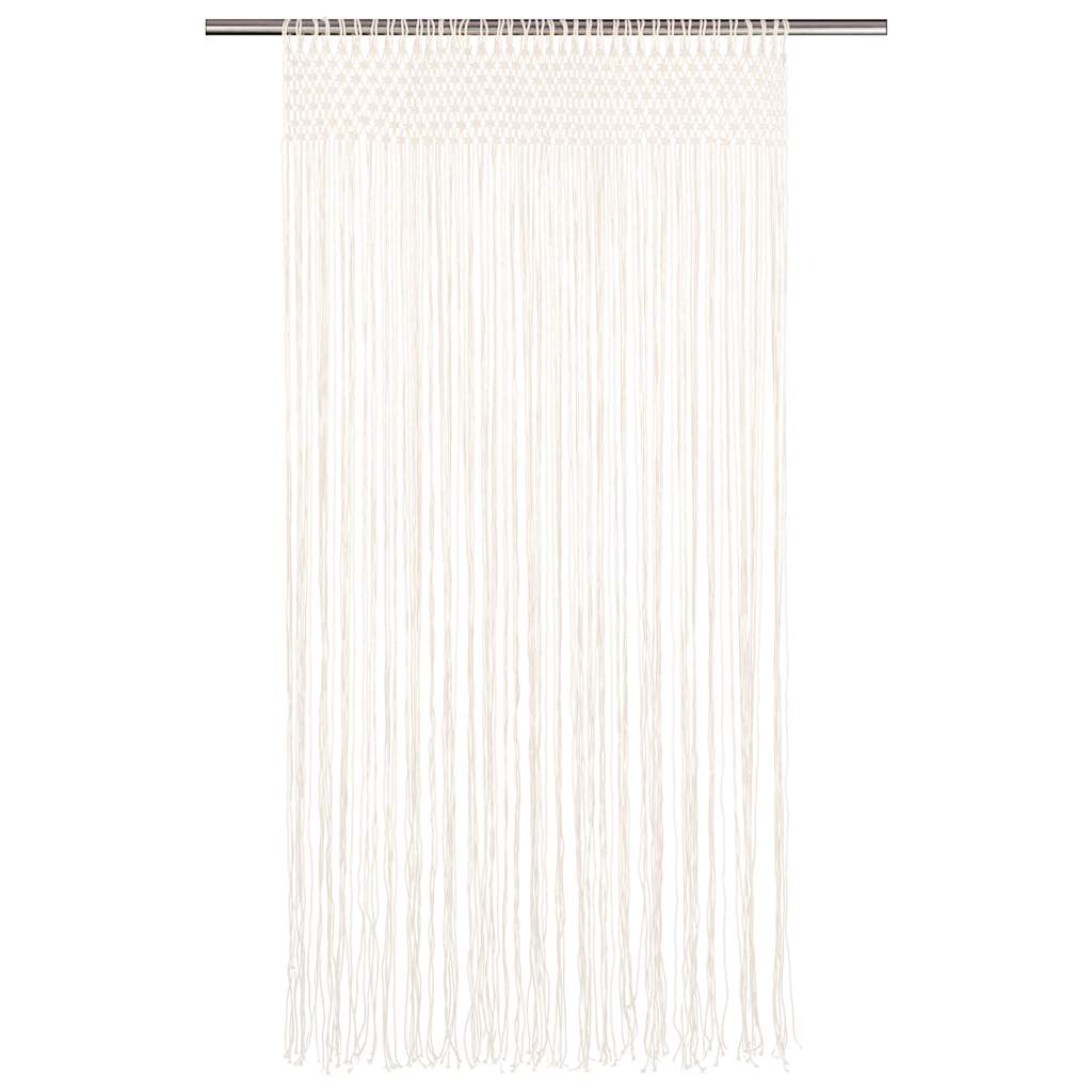 Cortina de macramé algodón 140x240 cm