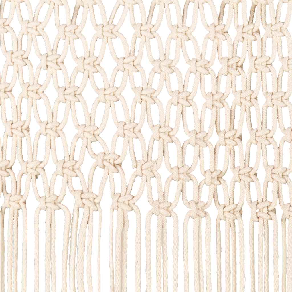 Cortina de macramé algodón 140x240 cm