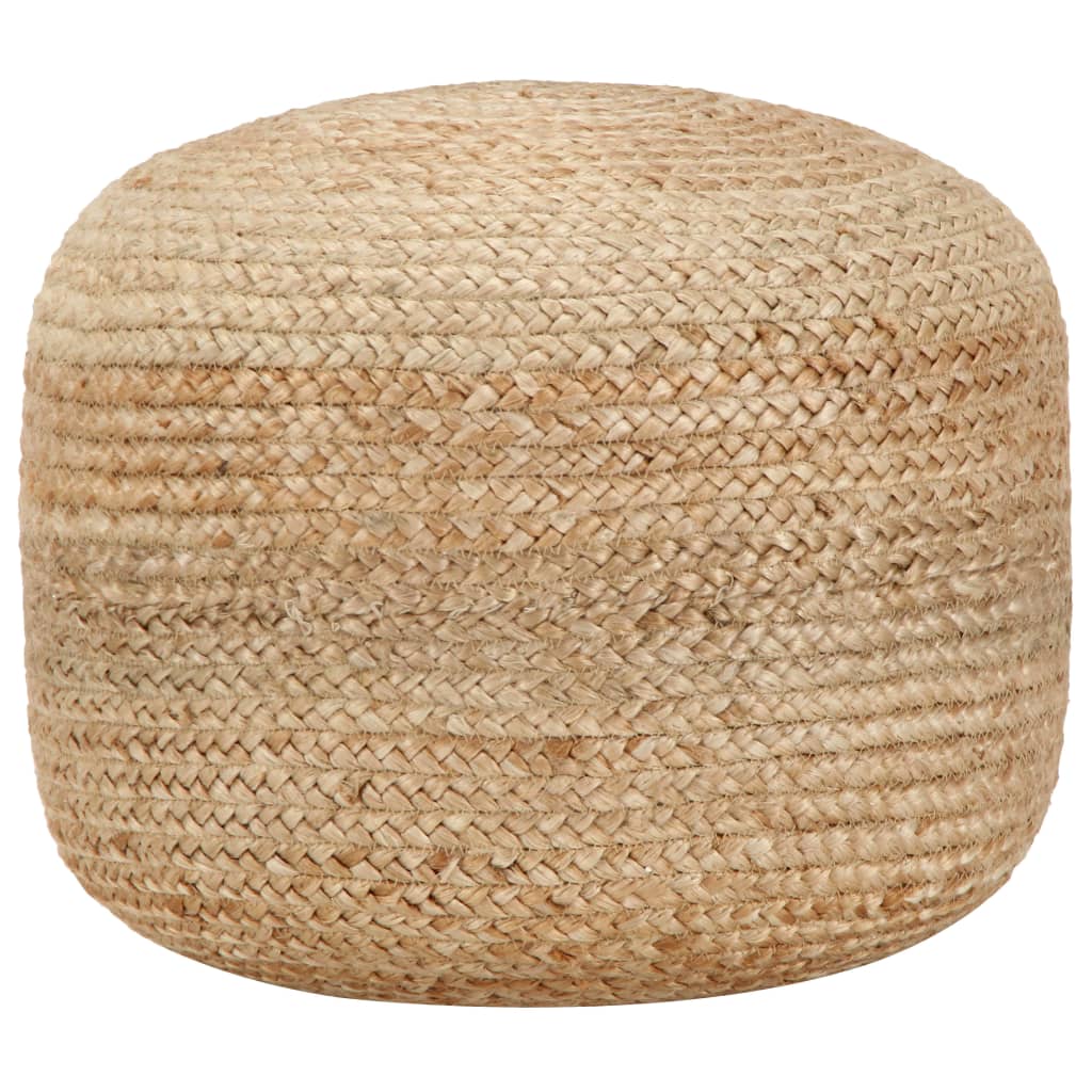 Puf de macramé hecho a mano algodón 45x30 cm