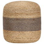 Puf de macramé hecho a mano algodón 45x30 cm